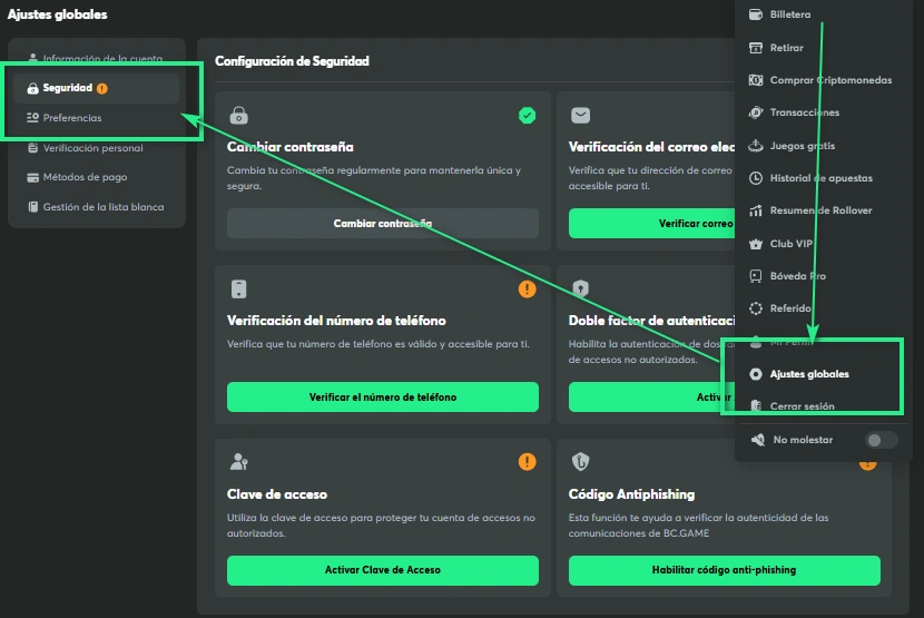 Cómo Activar la Autenticación en Dos Pasos (2FA)