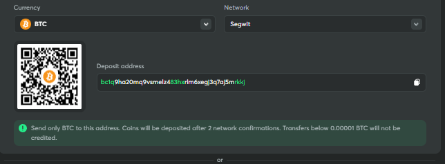 How to Deposit with Cryptocurrencies