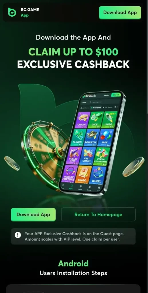 How to Use BC Game on Mobile